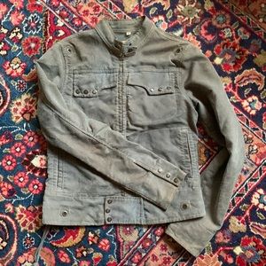 Yanuk corduroy jacket - distressed appearing.